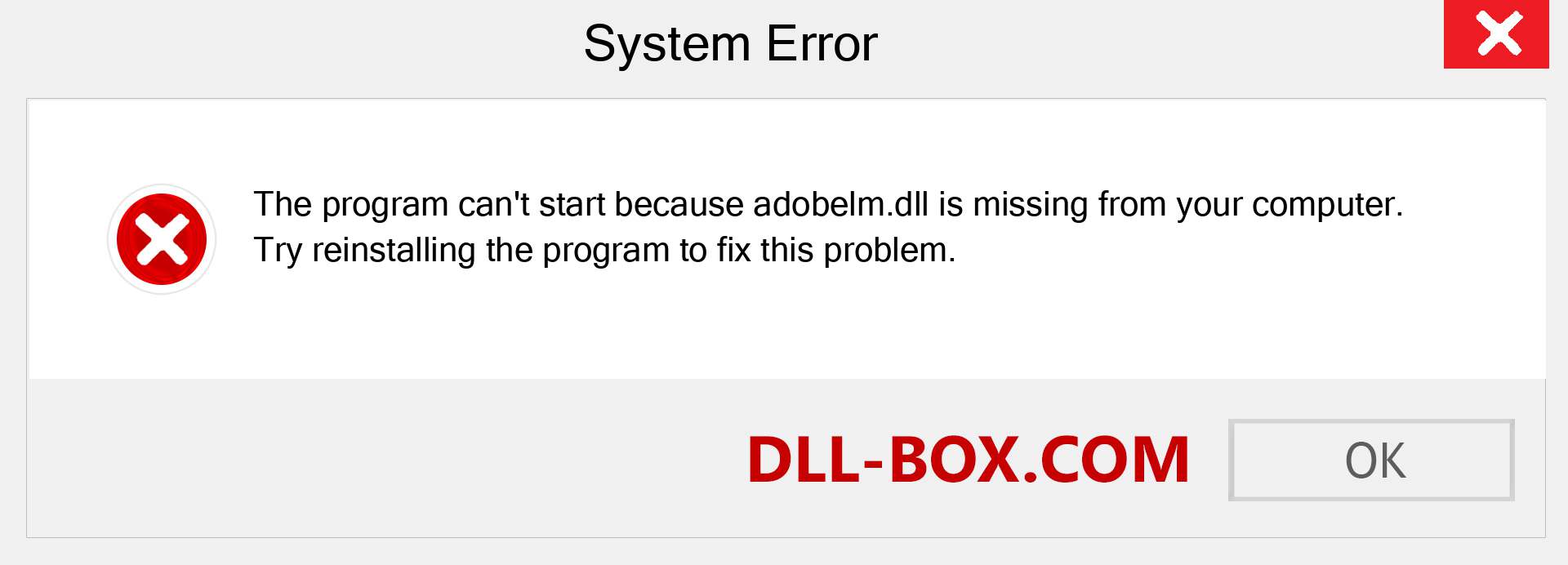  adobelm.dll file is missing?. Download for Windows 7, 8, 10 - Fix  adobelm dll Missing Error on Windows, photos, images